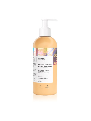 so!flow Medium Porosity Hair Protein-Emollient Conditioner хидратиращ и изглаждащ балсам против цъфтене 400 мл.