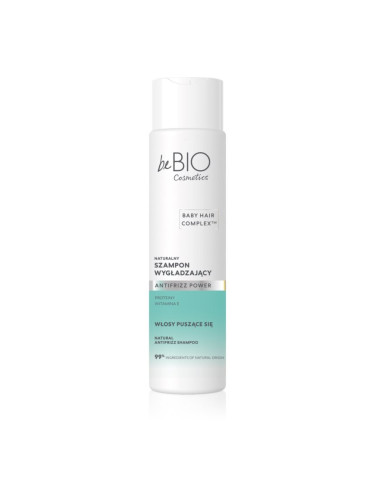 beBIO Baby Hair Complex Antifrizz Power изправящ шампоан против цъфтене 300 мл.