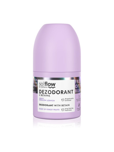 so!flow Deodorant рол-он за жени Betain Scent Of Forest Fruits 50 мл.