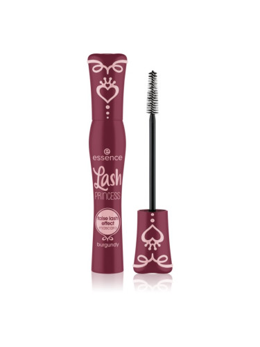 essence Lash PRINCESS спирала за ефект на изкуствени мигли цвят Burgundy 12 мл.