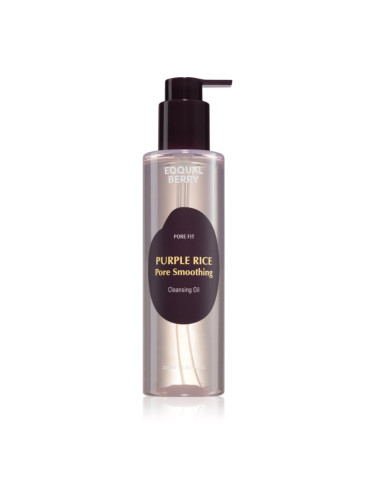 EQQUALBERRY Purple Rice Pore Smoothing Cleansing Oil дълбоко почистващо олио за мазна и проблемна кожа 200 мл.