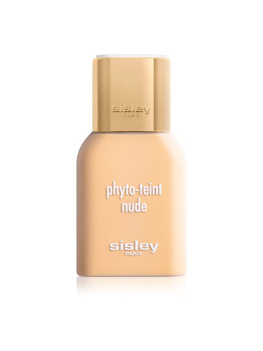Sisley Phyto-Teint Nude озаряващ и хидратиращ фон дьо тен за естествен вид цвят 0W Porcelaine 30 мл.