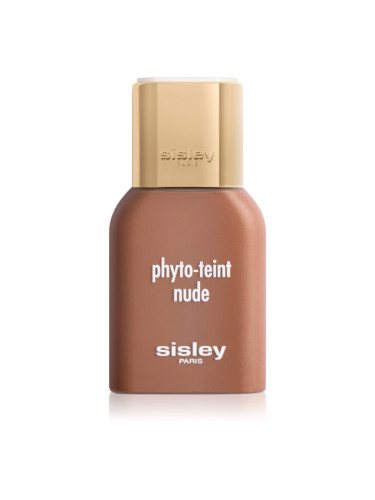 Sisley Phyto-Teint Nude озаряващ и хидратиращ фон дьо тен за естествен вид цвят 6N Sandalwood 30 мл.