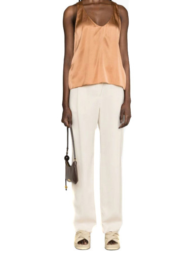 Сатенен топ с презрамки