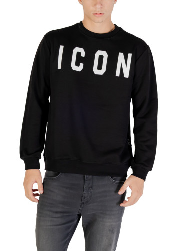 Суитшърт Black Icon с щампа