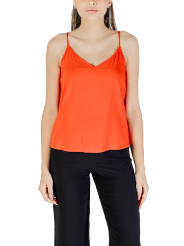 Оранжев топ с презрамки Vero Moda