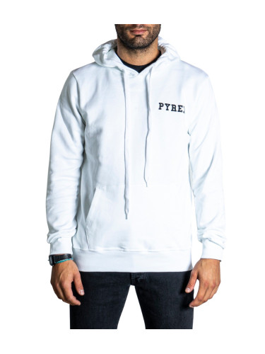 Бял суичър с пирекс