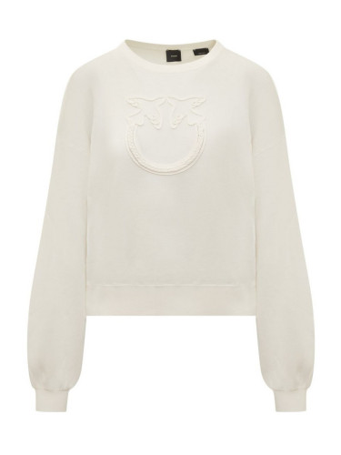 Бял суитшърт Pinko Felpa