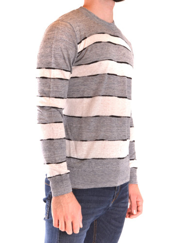 Мъжки раиран пуловер Paolo Pecora