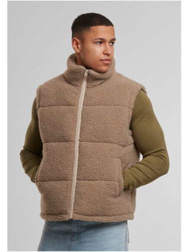 Грейка Basic Teddy Puffer Vest darktaupe XXL