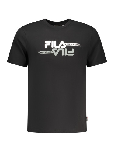 FILA черна тениска с къс ръкав