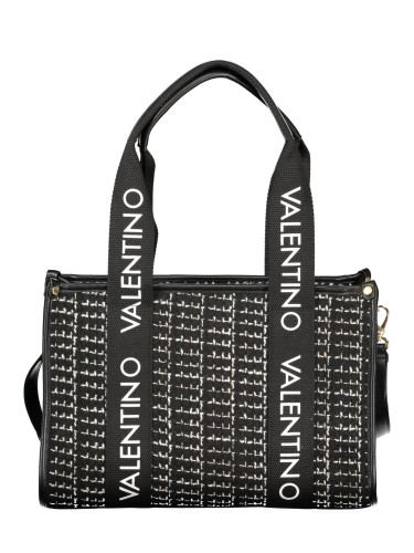 Черна чанта Valentino с лого