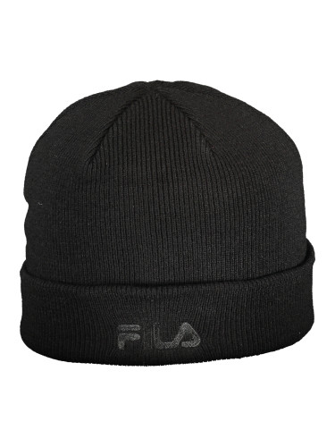 Черна шапка Fila