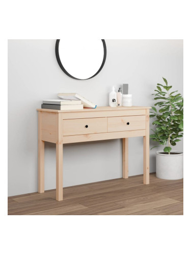 Sonata H Конзолна маса 100x35x75 см борово дърво масив