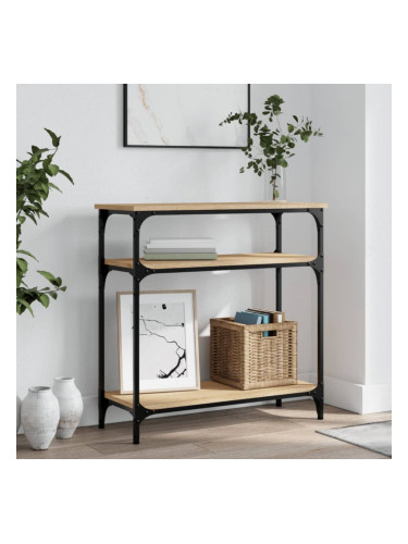 Sonata H Конзолна маса, дъб сонома, 75x29x75 см, инженерно дърво