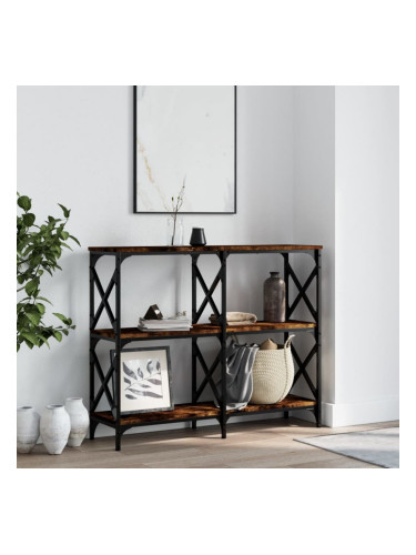 Sonata H Конзолна маса, опушен дъб, 100x28x80,5 см, инженерно дърво