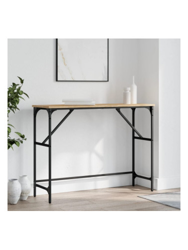 Sonata H Конзолна маса, дъб сонома, 100x32x75 см, инженерно дърво