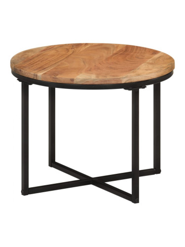 Sonata H Маса за кафе 45x45x35 см акация масив и желязо