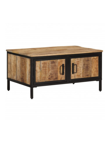 Sonata H Кафе маса, 80x50x40 см, грубо мангово дърво масив