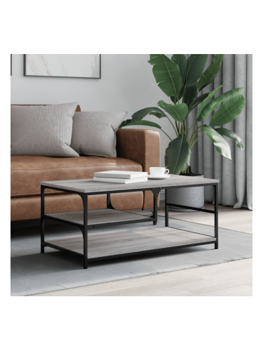 Sonata H Кафе маса, сив сонома, 90x49x40 см, инженерно дърво