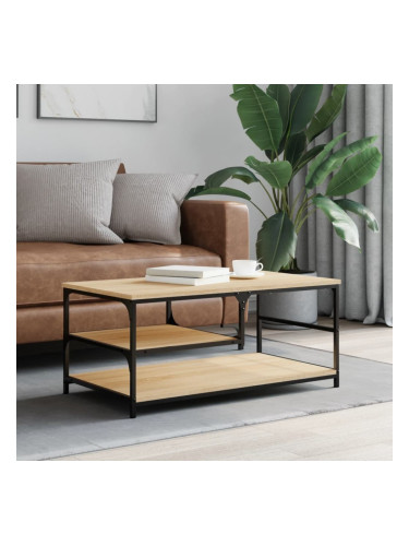 Sonata H Кафе маса, дъб сонома, 90x49x40 см, инженерно дърво