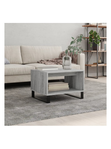 Sonata H Кафе маса, сив сонома, 60x50x40 см, инженерно дърво