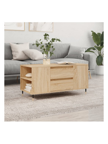 Sonata H Кафе маса, дъб сонома, 102x44,5x50 см, инженерно дърво