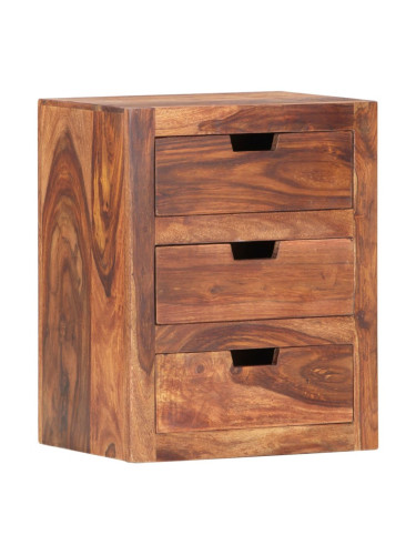 Sonata H Нощно шкафче, 40x30x50 см, шишамово дърво масив
