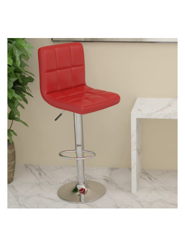 Sonata H Бар табуретка, виненочервена, изкуствена кожа