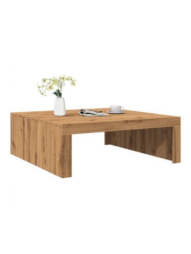 Sonata H Кафе маса, дъб артизан, 100x100x35 см, инженерно дърво