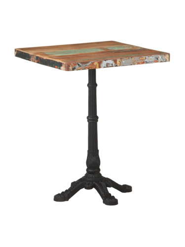 Sonata H Бистро маса, 60x60x76 см, регенерирано дърво масив