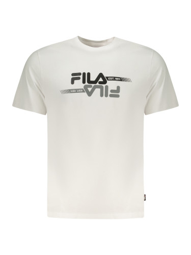 Бяла тениска FILA с къс ръкав