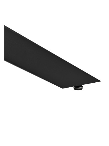 Рамка за маса Oberau стомана 120x68x71 см черна []