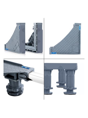 Основа за пералня Kirburg 8 фута 400 кг сива []
