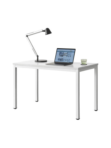 Бюро Odense 75x120x60 см бяло с регулируема височина