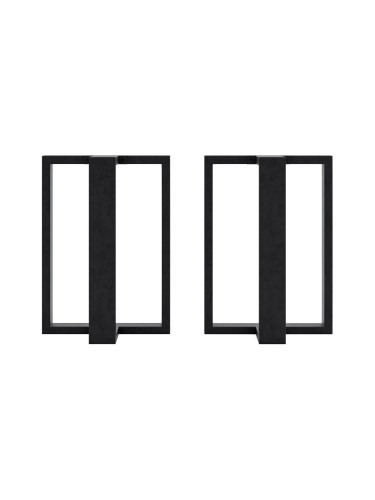 Рамка за маса Ashby комплект от 2 стоманени 42x30x20 см []