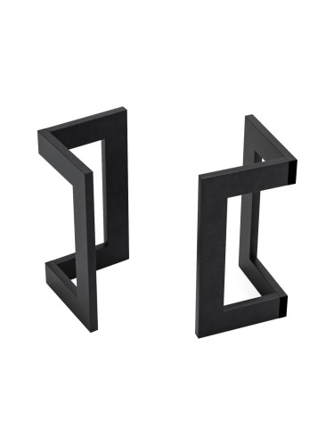 Рамка за маса Kaskinen комплект от 2 стоманени 42x21,5x21 cm []