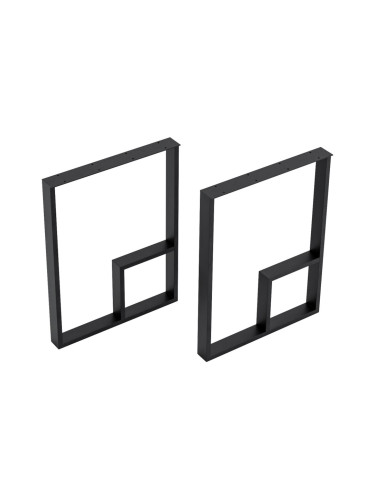 Рамка за маса Kauhava комплект от 2 стоманени 72x55 см []