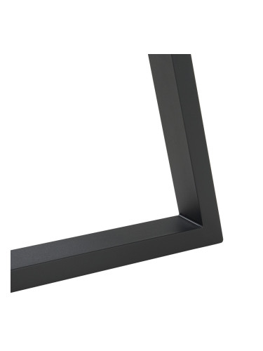 Комплект рамки за маса от 2 бр. Lyngby 72x55/70см черни []