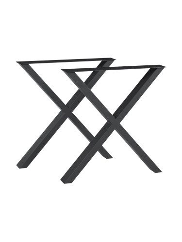 Комплект рамки за маса от 2 броя Greith 72x69cm черни []