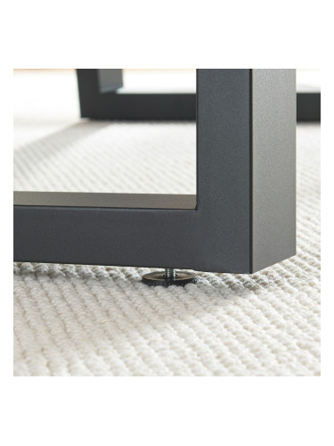 Комплект рамки за маса от 2 Lülsfeld 72x75cm черен []