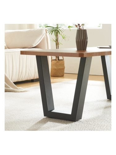 Комплект рамки за маса от 2 бр. Lalling 43x25/40 см черни []