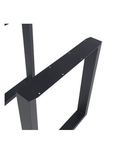 Комплект рамки за маса от 2 броя Makers стомана 72x60 см черен []