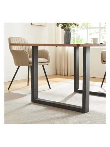 Комплект рамки за маса от 2 стоманени Makers 72x70 см черни []