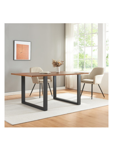 Комплект рамки за маса от 2 броя Makers стомана 72x100 см черен []