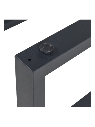 Комплект рамки за маса от 2 стоманени Makers 40x64 см черни []