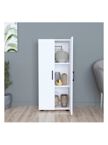 Страничен шкаф Åsnes 108x49x32см бял []