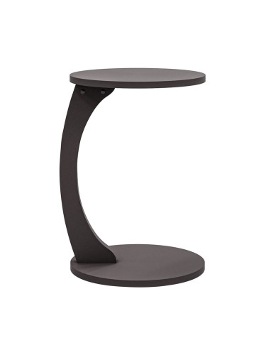 Помощна маса Holeby 56 x Ø 38 cm сива []