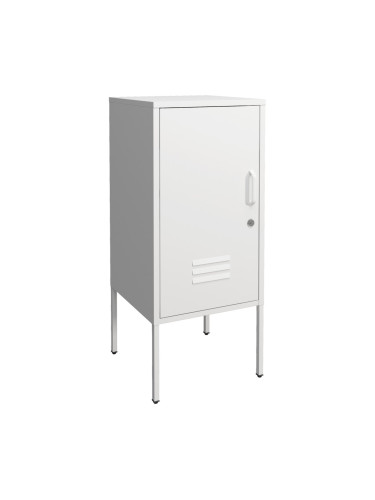 Комплект нощни шкафчета Hausjärvi от 2 бр., 82x35x35 см, стомана, бяло []