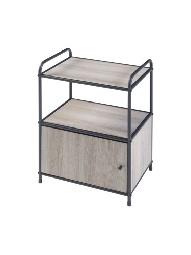 Помощна масичка Гюлен черен/изглед дъб []